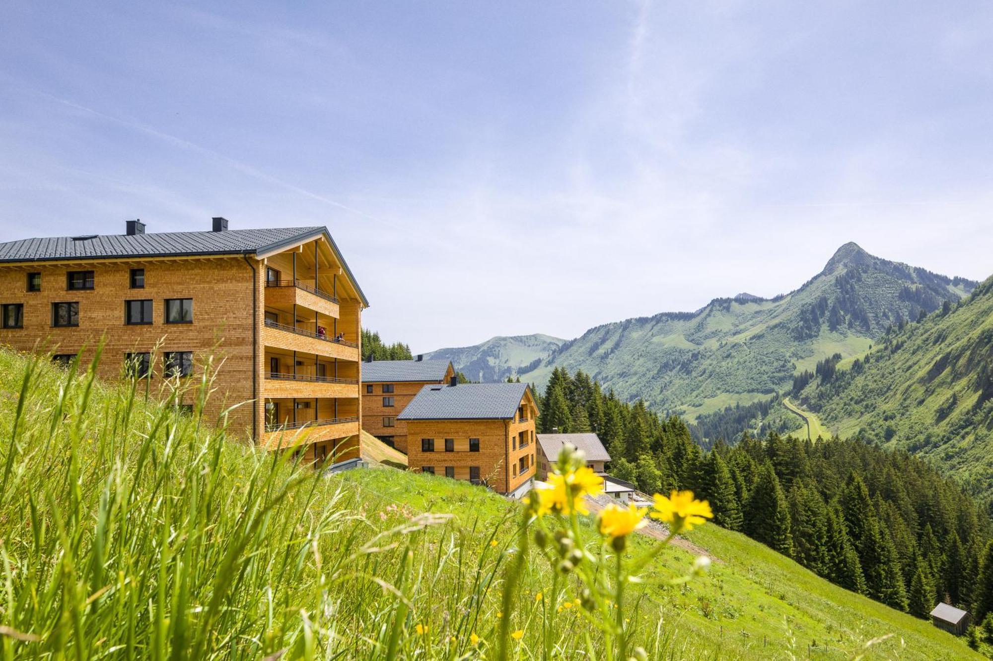 Alpenstolz Damuels Haus 4 - Stilvoll Urlauben In Den Bergenアパートメント エクステリア 写真