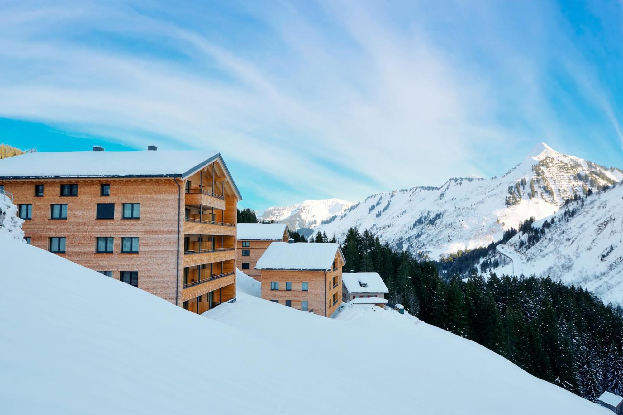 Alpenstolz Damuels Haus 4 - Stilvoll Urlauben In Den Bergenアパートメント エクステリア 写真